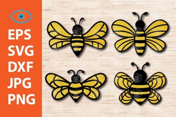 3D Bee Paper Bee Design: A Versatile Graphic Asset for Creative Publishing