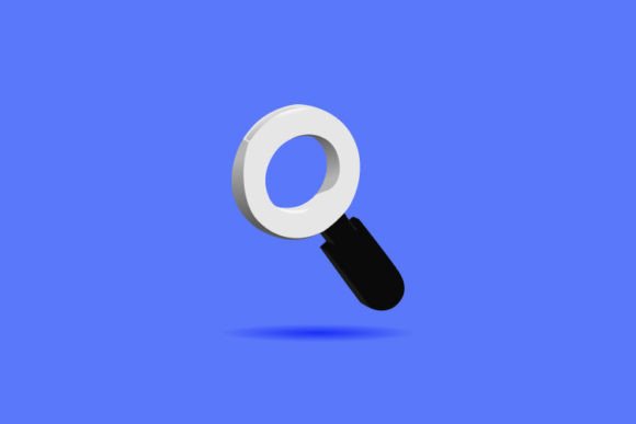 3D Magnifying Glass Design Vector: A Versatile Illustration for Modern Graphics