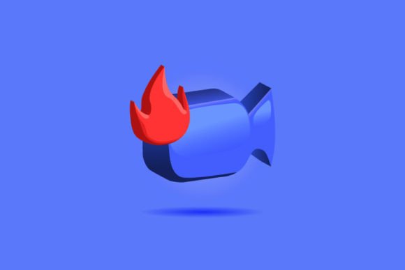 3D Trending Videos Design Vector Isolate for Modern Brand Graphics