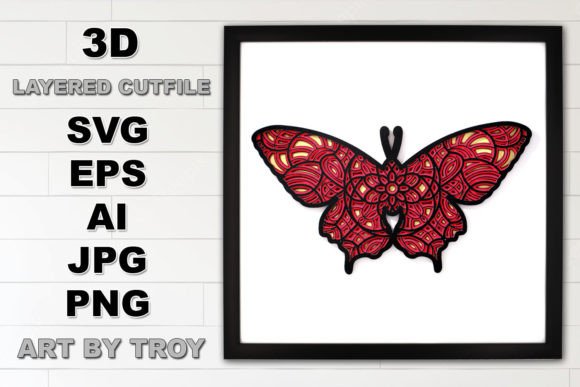 Butterfly Mandala SVG: A Versatile Graphic Design Asset for Blogs and Crafts