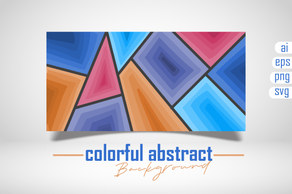 Colorful 3d Abstract Background Design: Graphics and Backgrounds for Sellers
