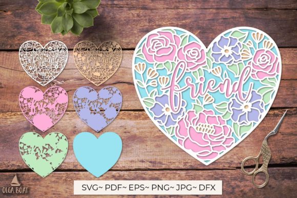 Friend Birthday Card: A 3D Graphic Asset for Crafts and Creative Projects