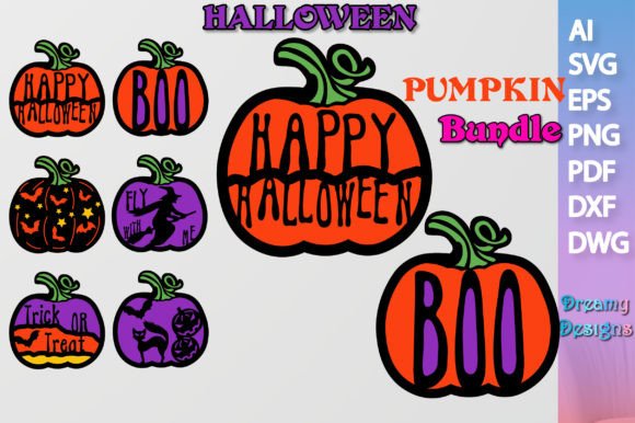 Halloween 3D Pumpkin Bundle: A Laser Cutting Asset for Autumn Amp Creators