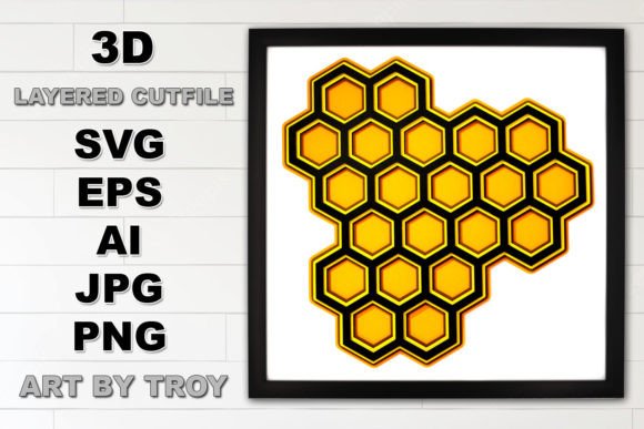 Honeycomb Beehive SVG: A Versatile Graphic Design Asset for Crafts and Content Creators