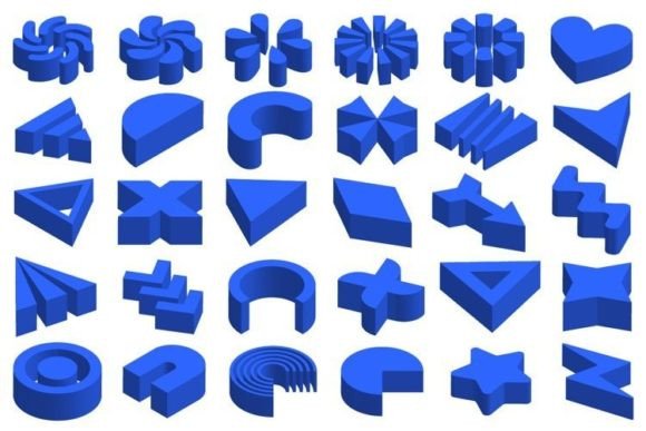 Isometric Graphics: A Versatile Illustration Set for Handmade Crafters