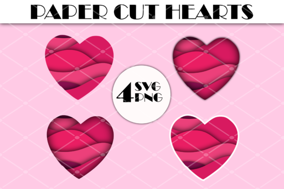 Paper Cut Hearts: A Graphic Design Asset That Elevates Crafts and Content