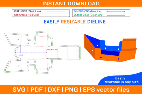 Speed Boat Die Cut Template Design: A Modern Graphic Asset for Content Creators