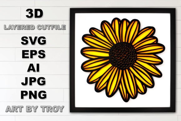 Sunflower SVG Cut File Graphics and Crafts Review